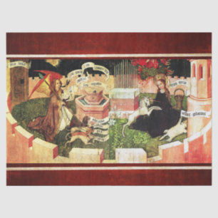 PAPIER MOUSSELINE ANNONCE EN TANT QUE CHASSE MYSTIQUE D'UNICORN