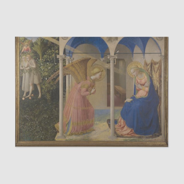 Papier Mousseline Annonce par Fra Angelico (Recto)