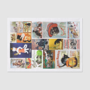 Papier Mousseline Annonces victoriennes authentiques (pas AI) avec c