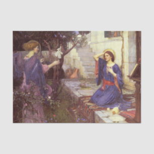 Papier Mousseline Annonciation de John William Waterhouse