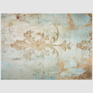 Papier Mousseline Antique Blue Romance Design Series 3