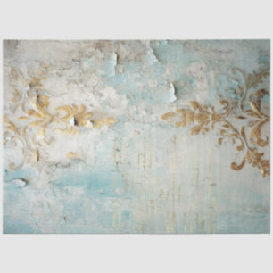 Papier Mousseline Antique Blue Romance Design Series 6