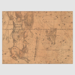 Papier Mousseline Antique Galaxy Map Series Design 10