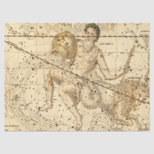 Papier Mousseline Antique Galaxy Map Series Design 7