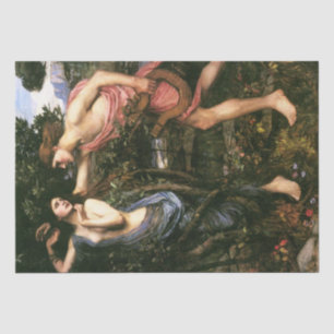 Papier Mousseline Apollo et Daphne par John William Waterhouse -1908