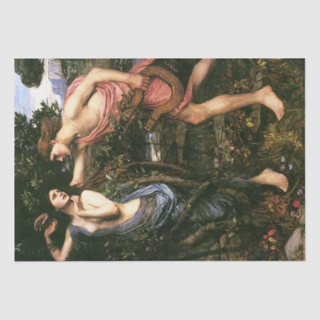 Papier Mousseline Apollo et Daphne par John William Waterhouse -1908 (Recto)