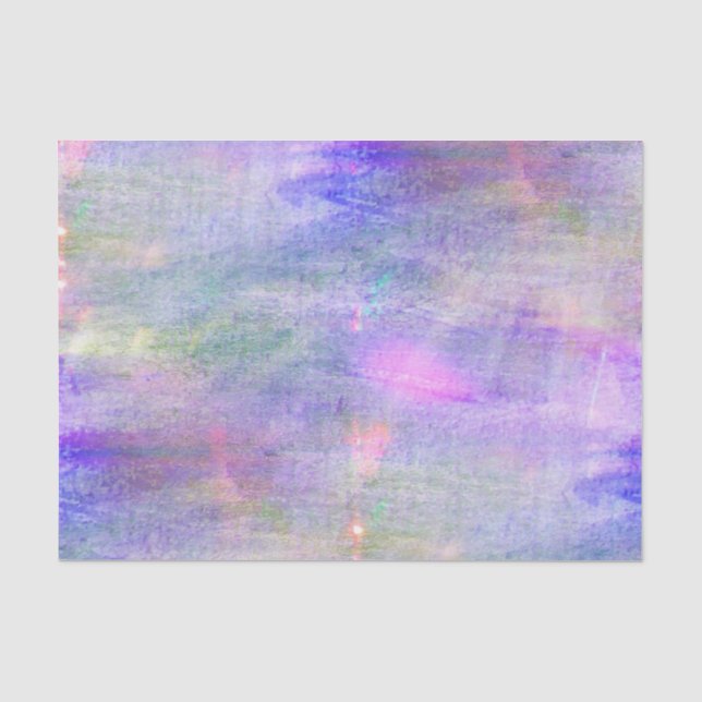 Papier Mousseline aquarelle bleue et rose sans couture de jaune (Recto)