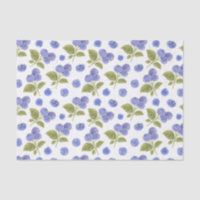 Aquarelle Blueberry Fruit et Blueberry Feuilles