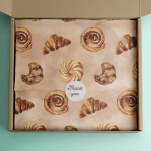 Papier Mousseline Aquarelle confiserie Brunch