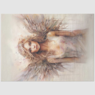 Papier Mousseline Aquarelle de découpage Ailes de style Whimsical An