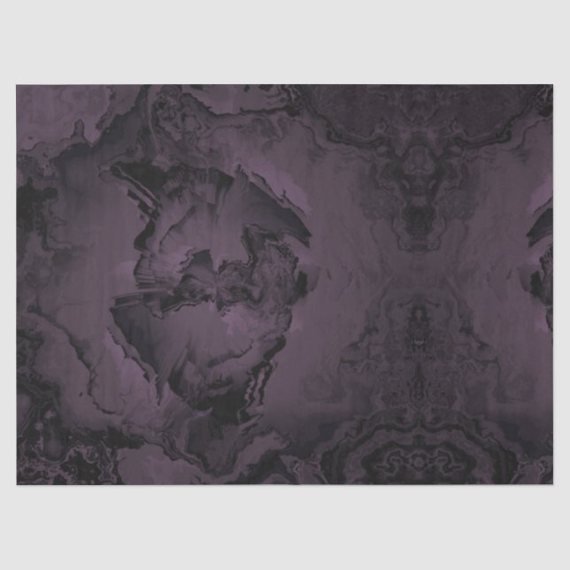Papier Mousseline Aquarelle de goth pourpre (Recto)