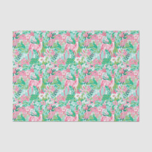 Papier Mousseline Aquarelle de Noël de Palm Beach Rinder rose