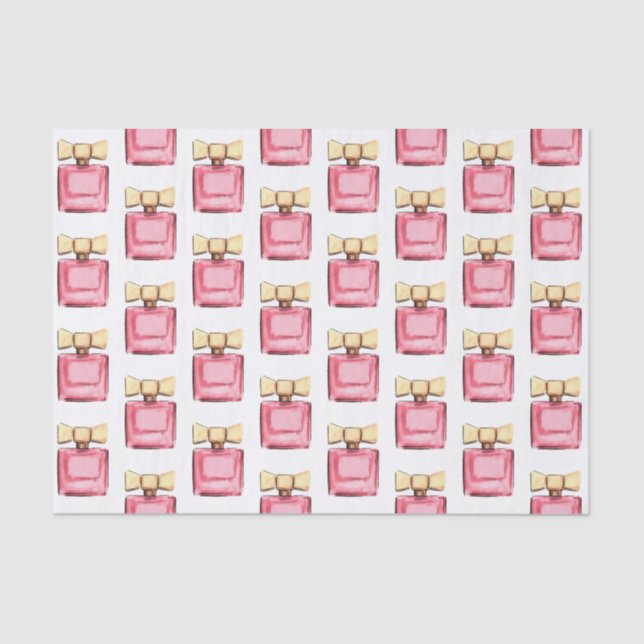 Papier Mousseline Aquarelle Designer Parfum Papier Tissu Parfum (Recto)