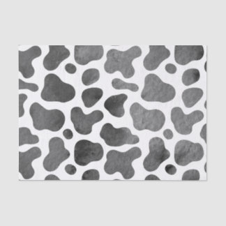 Papier Mousseline Aquarelle Emballage Vache emballage cadeau
