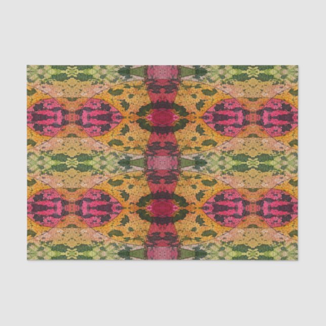 Papier Mousseline Aquarelle Et Encre Expressionnisme Abstrait Art (Recto)