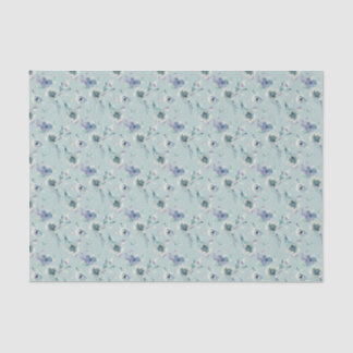 Papier Mousseline Aquarelle Fête des mariées à motifs floraux