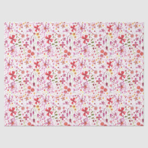 Papier Mousseline Aquarelle Floral Art Moderne Motif