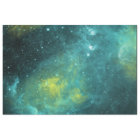 Aquarelle jaune vert de l'espace étoile Nebula Uni