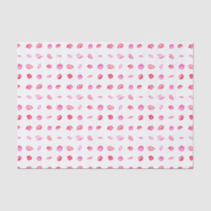 Papier Mousseline Aquarelle Lèvres Roses. Chic motif, Design tendanc