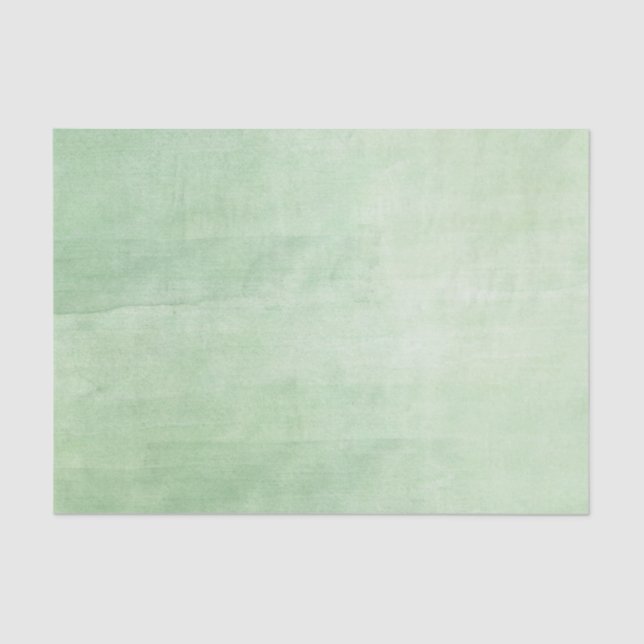 Papier Mousseline Aquarelle Mint Breeze (Recto)