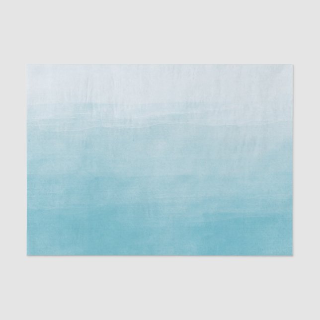 Papier Mousseline Aquarelle Ombre de bonheur d'Aqua (Recto)