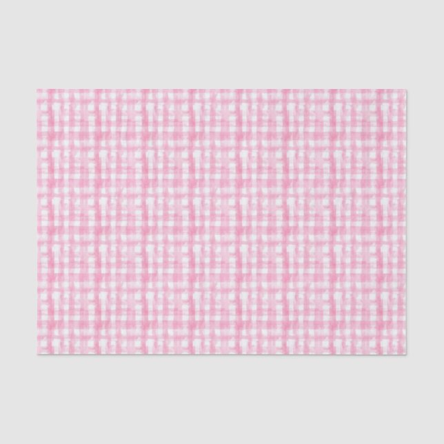 Papier Mousseline Aquarelle rose (Recto)