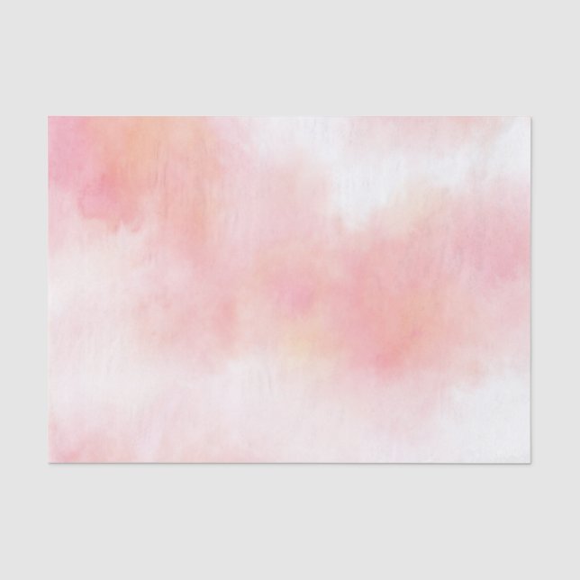Papier Mousseline Aquarelle rose rose pâle Abstraite (Recto)