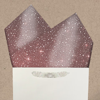 Papier Mousseline Aquarelle Rustique Bourgogne Galaxie Étoiles Neige