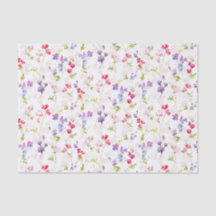 Aquarelle Sweet Peas joliment fleuri