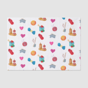 Papier Mousseline Aquarelle Tricot Fil et accessoires