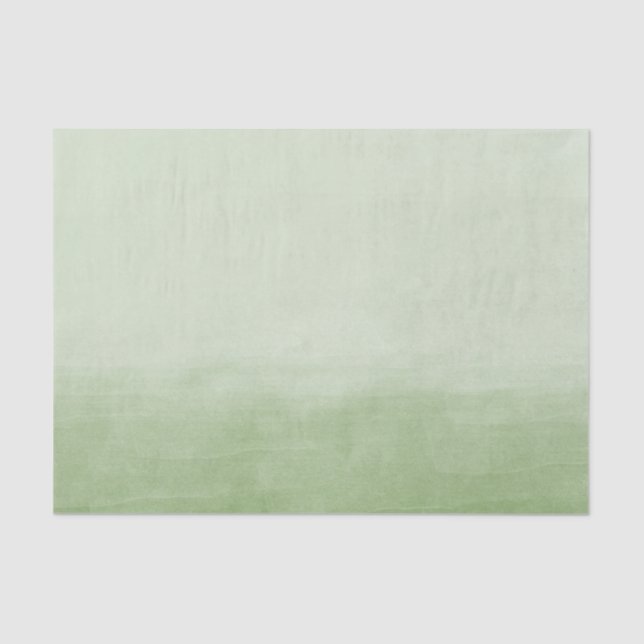 Papier Mousseline Aquarelle verte d'Ombre (Recto)