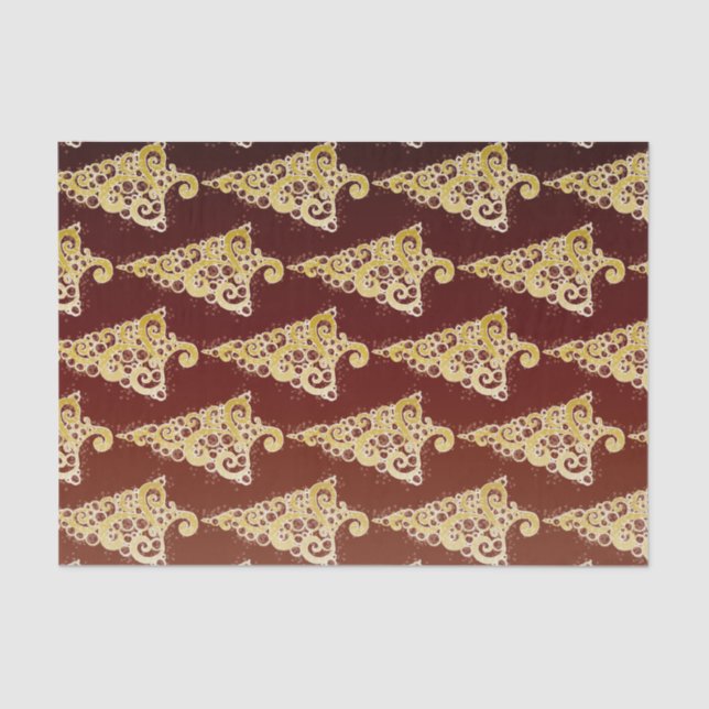 Papier Mousseline Arbre de Noël (Recto)