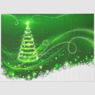 Papier Mousseline Arbre de Noël