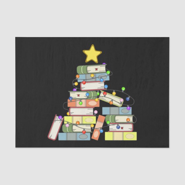 Papier Mousseline Arbre de Noël Ier de la Bookie (Recto)