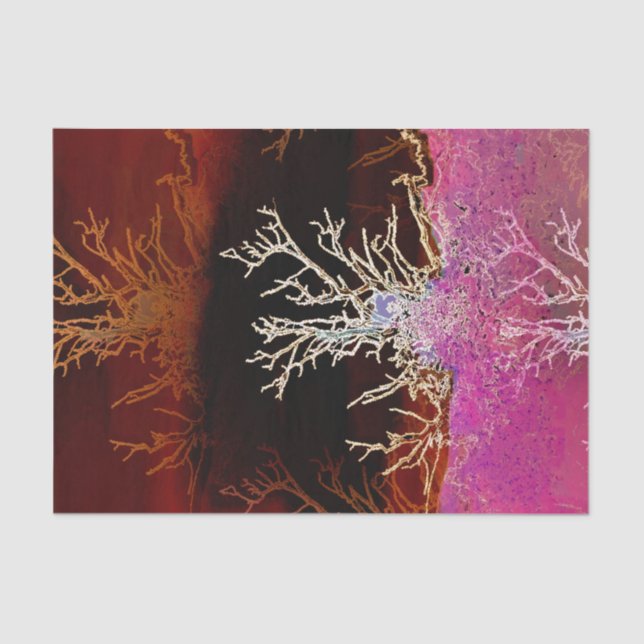 PAPIER MOUSSELINE ARBRES (Recto)