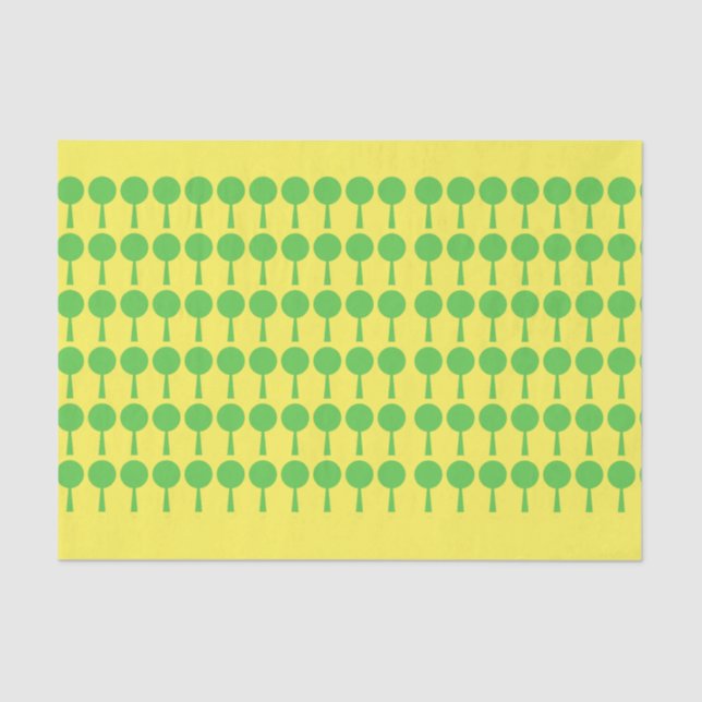 Papier Mousseline Arbres jours des terres (Recto)