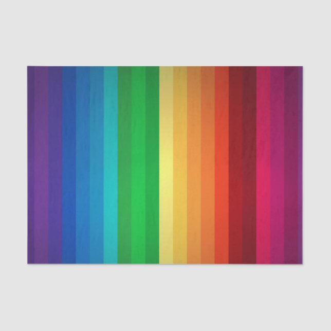 Papier Mousseline Arc-en-ciel (Recto)