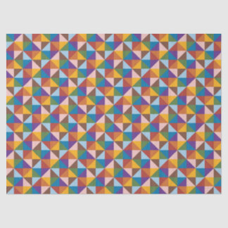 Papier Mousseline Arc-en-ciel, Brown, rose et bleu