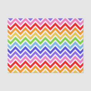 Papier Mousseline Arc-en-ciel de Chevron