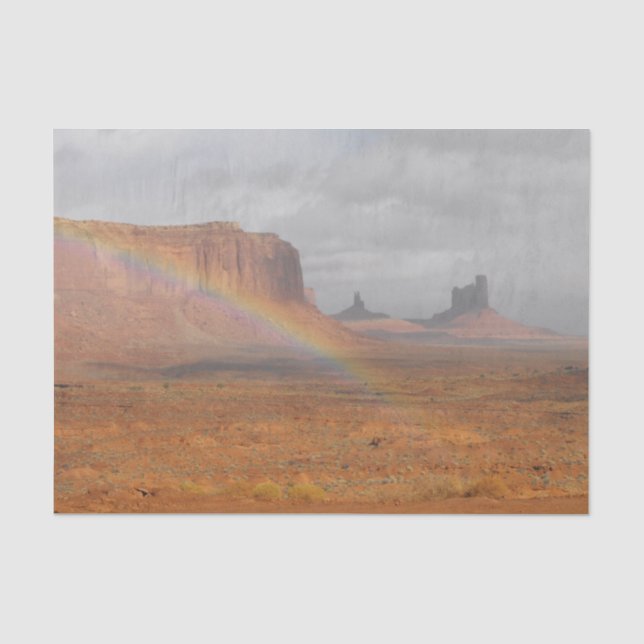 Papier Mousseline Arc-en-ciel de désert (Recto)