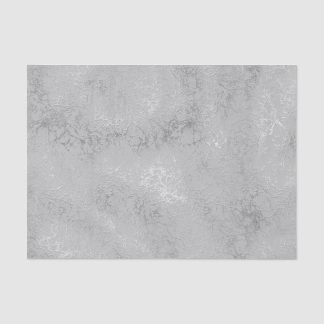 Papier Mousseline Argent texture métallique rustique brillant élégan (Recto)