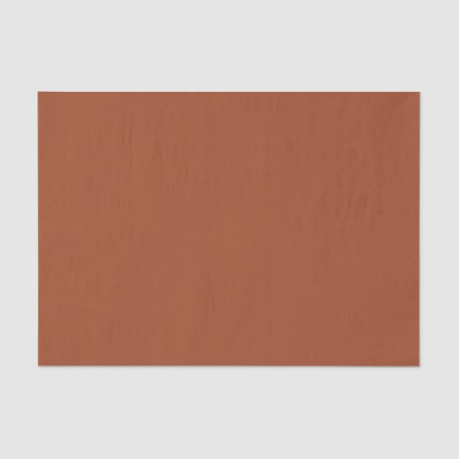Papier Mousseline Argile de Potter Russet Orange Earth Tone Solid Co (Recto)
