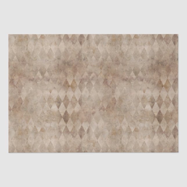 Papier Mousseline Arlequin Brown en détresse (Recto)