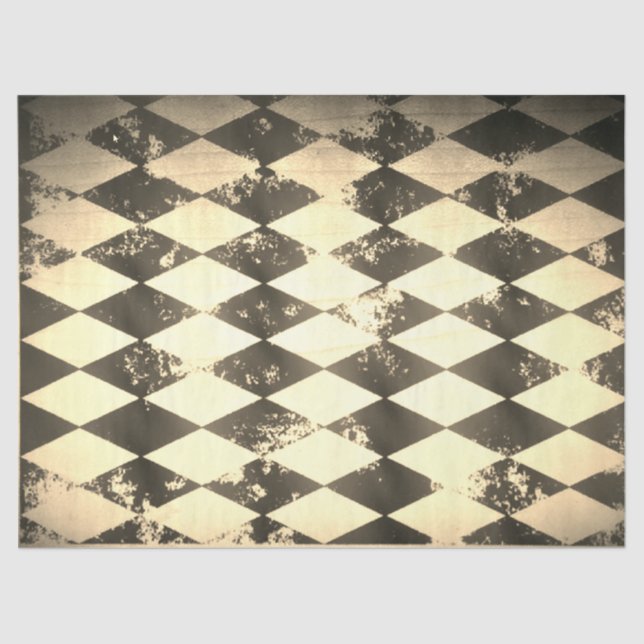 Papier Mousseline Arlequin en détresse (Recto)