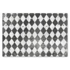 Arlequin Ephemera Noir n Blanc Bois Découpage