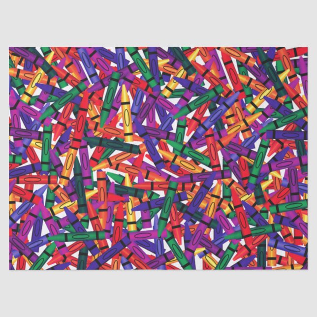 Papier Mousseline Arrière - plan de découpage Crayons Kids Crayon (Recto)