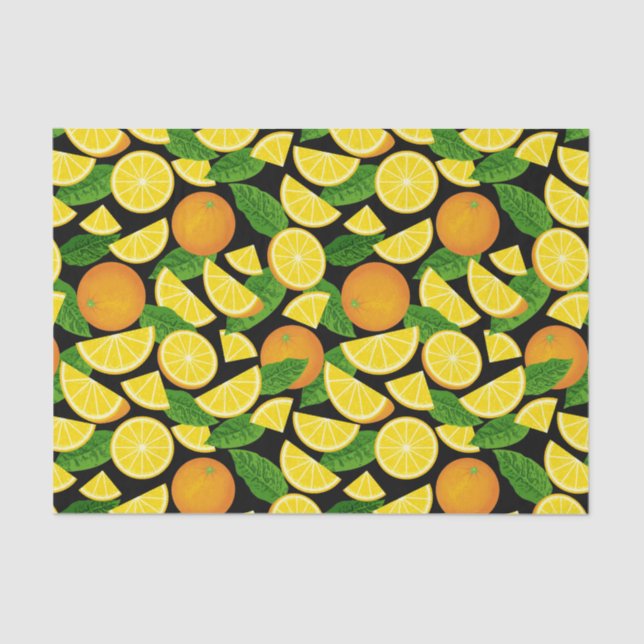 Papier Mousseline Arrière - plan orange (Recto)