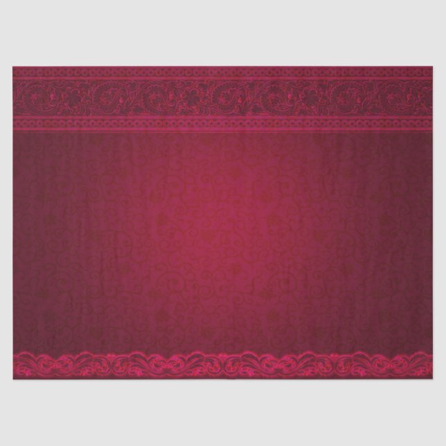 Papier Mousseline Arrière - plan rouge élégant et élégant (Recto)