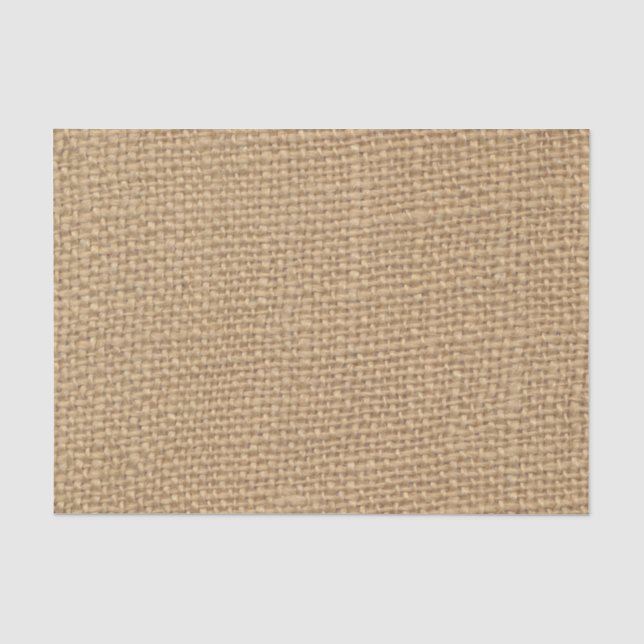 Papier Mousseline Arrière - plan rustique de toile de jute imprimé (Recto)
