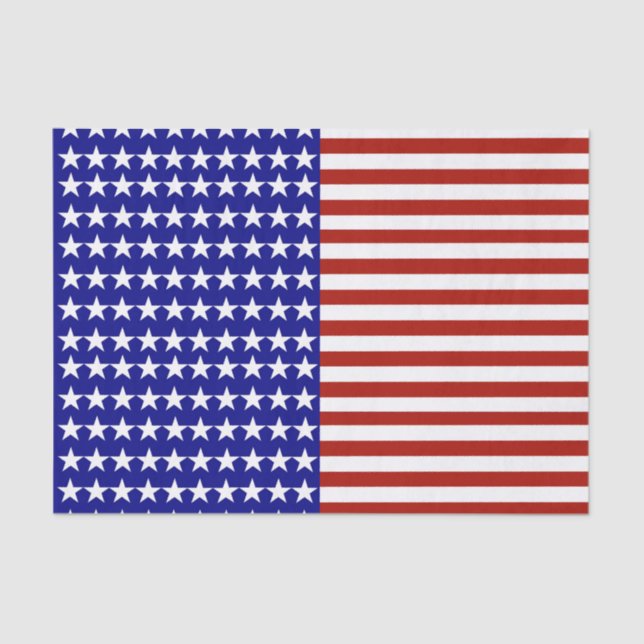 Papier Mousseline Arrière - plan Stars et Stripes (Recto)